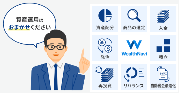 資産運用はすべておまかせください